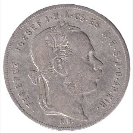Ferenc József 1 Forint 1874.KB Ezüst 900 12,34g 29mm RITKA! Ferenc József 1 Forint 1874.KB Ezüst 900 12,34g 29mm RITKA!