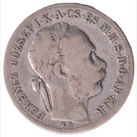 Ferenc József 1 Forint 1882.KB Ezüst 900 12,34g 29mm Ferenc József 1 Forint 1882.KB Ezüst 900 12,34g 29mm