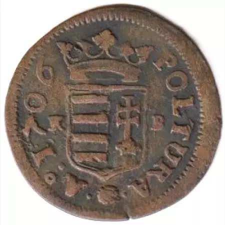 II.Rákóczi F. 1 poltura 1706.KB Bronz
