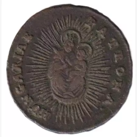 Mária Terézia denar 1763.  Bronz