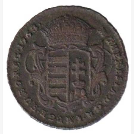 Mária Terézia denar 1763. Bronz Mária Terézia denar 1763. Bronz