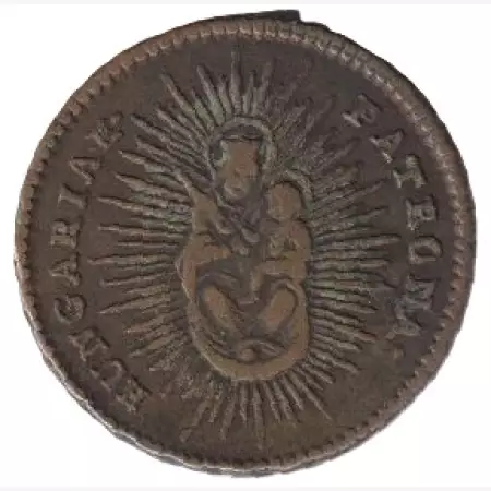Mária Terézia denar 1766.  Bronz