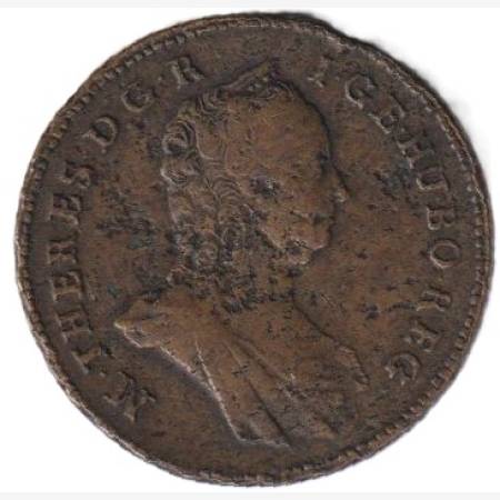 Mária Terézia poltura 1763. Bronz Mária Terézia poltura 1763. Bronz