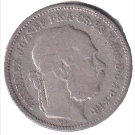 Ferenc József 1 korona 1893.KB Ezüst 835 5g 23mm Ferenc József 1 korona 1893.KB Ezüst 835 5g 23mm