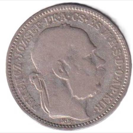 Ferenc József 1 korona 1894.KB Ezüst 835 5g 23mm Ferenc József 1 korona 1894.KB Ezüst 835 5g 23mm
