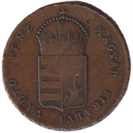Szabadságharc 1 krajcár 1849.NB Bronz Szabadságharc 1 krajcár 1849.NB Bronz