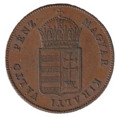 Szabadságharc 1 krajcár 1848. Bronz Szabadságharc 1 krajcár 1848. Bronz