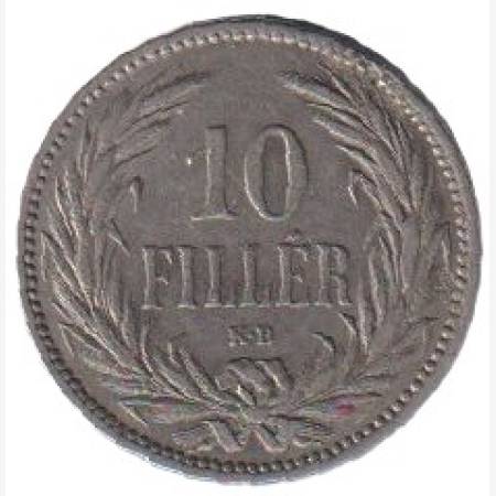 Ferenc József 10 fillér 1893.KB Nikkel Ferenc József 10 fillér 1893.KB Nikkel