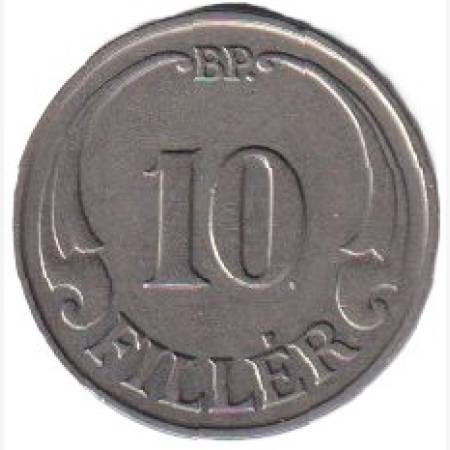 Magyar Királyság 10 fillér 1938. Nikkel Magyar Királyság 10 fillér 1938. Nikkel