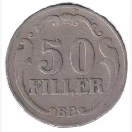Magyar Királyság 50 fillér  1926.   Nikkel