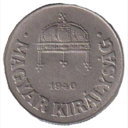 Magyar Királyság 50 fillér 1940. Nikkel Magyar Királyság 50 fillér 1940. Nikkel