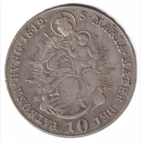 V. Ferdinánd 10 krajcár 1842.B  Ezüst 500  3,89g  23mm
