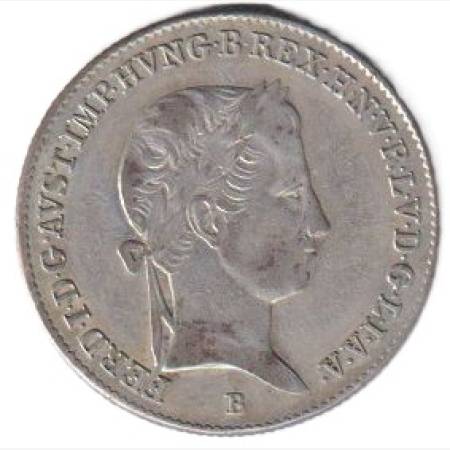 V. Ferdinánd 10 krajcár 1844.B  Ezüst 500  3,89g  23mm