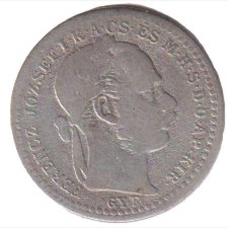 Ferenc József 10 krajcár 1871.GYF  Ezüst 400  1,66g  19mm