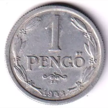 1 Pengő 1943. Alu.  23,7mm