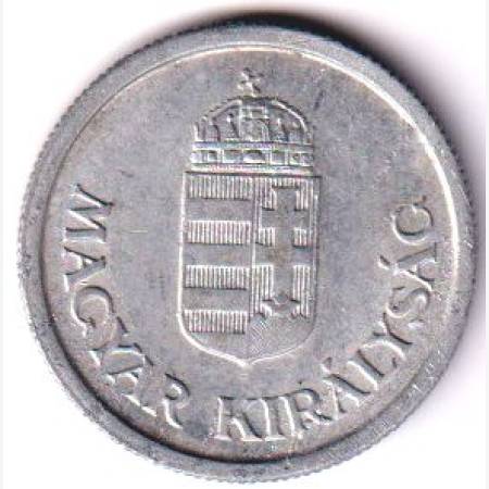 1 Pengő 1943. Alu. 23,7mm 1 Pengő 1943. Alu. 23,7mm