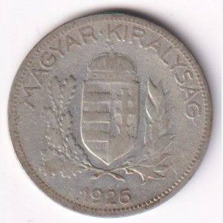 1 Pengő 1926 Ezüst 640 5g 22,88mm 1 Pengő 1926 Ezüst 640 5g 22,88mm