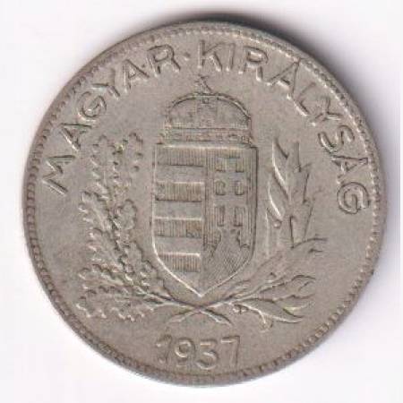1 Pengő 1937 Ezüst 640 5g 22,88mm 1 Pengő 1937 Ezüst 640 5g 22,88mm