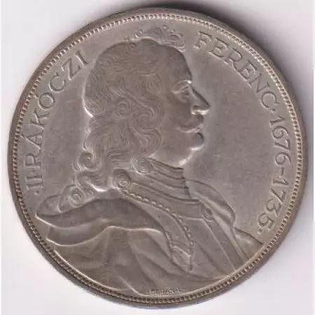 2 Pengő 1935. Rákóczi Ezüst 640  10g  27mm