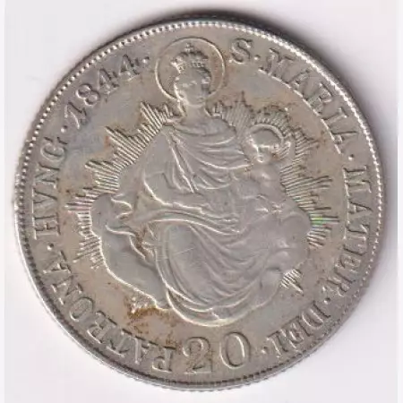 V.Ferdinánd 20 krajcár 1844.B Ezüst 640  6,68g  26mm