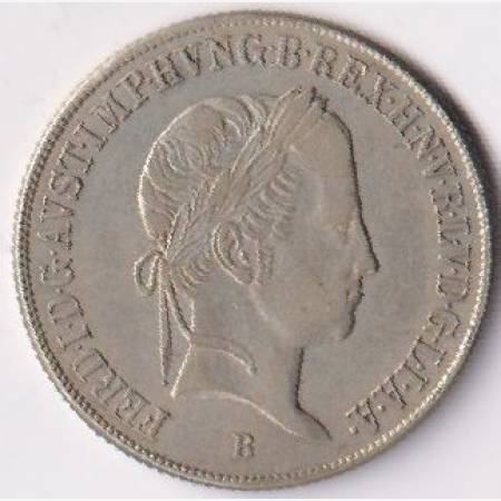 V.Ferdinánd 20 krajcár 1845.B Ezüst 640  6,68g  26mm