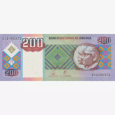 Angola 200 kwanzas 2003.    P 148a   (N)