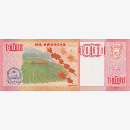 Angola 1000 kwanzas 2011.   P 150   (N)
