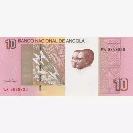 Angola 10 kwanzas 2012.    P 151B   (N)