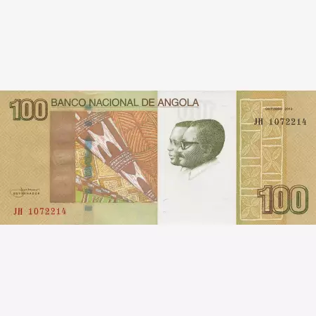 Angola 100 kwanzas 2012.    P 153   (N)