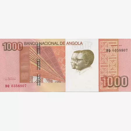 Angola 1000 kwanzas 2012.    P 156   (N)