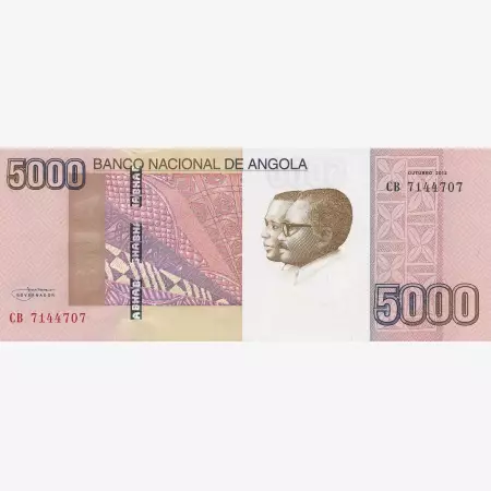 Angola 5000 kwanzas 2012.    P 158   (N)