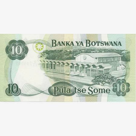 Botswana 10 pula  1999-2002.   P 20b   (N)