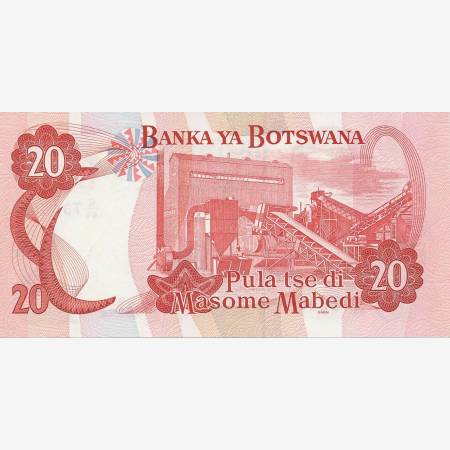 Botswana 20 pula  1999.   P 21   (N)