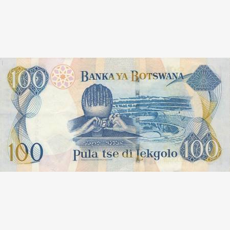 Botswana 100 pula 2000. P 23 (N) Botswana 100 pula 2000. P 23 (N)