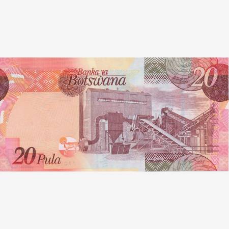 Botswana 20 pula  2009.   P 31a   (N)