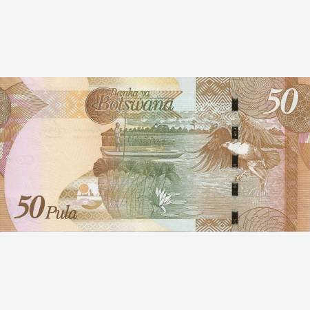 Botswana 50 pula  2012-2016.   P 32   (N)