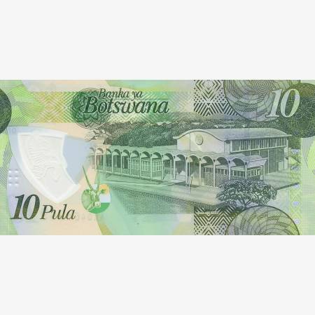 Botswana 10 pula  2018.    P 35a   (N)