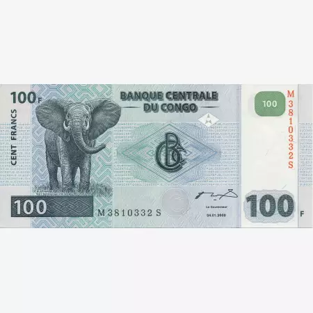 Kongo 100 francs 2000.   P 92   (N)