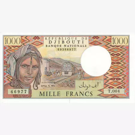 Dzsibuti 1000 francs 1991-2005. P 37   (N)