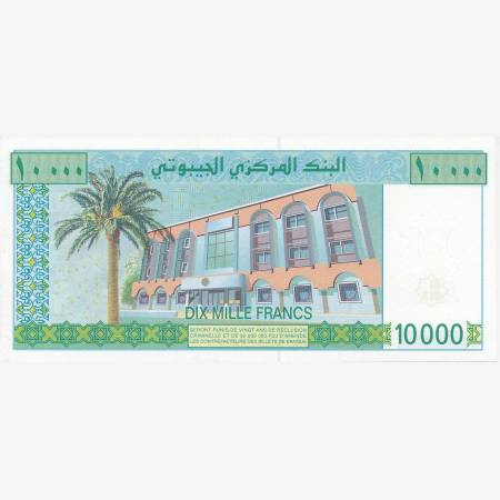 Dzsibuti 10000 francs 2009. P 45 (N) Dzsibuti 10000 francs 2009. P 45 (N)
