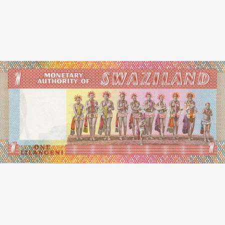Szváziföld 1 lilangeni 1974. P 1 (N) Szváziföld 1 lilangeni 1974. P 1 (N)