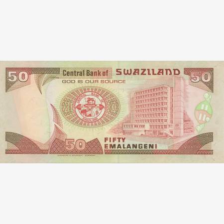 Szváziföld 50 emalangeni 2001. P 31 (N) Szváziföld 50 emalangeni 2001. P 31 (N)
