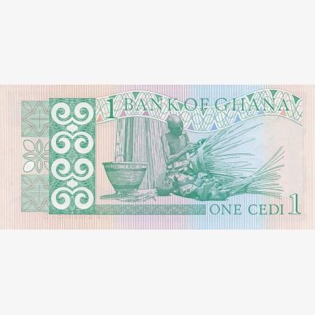 Ghana 1 cedi 1979. P 17 (N) Ghana 1 cedi 1979. P 17 (N)