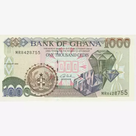 Ghana 1000 cedis 2003.  P 32i   (N)