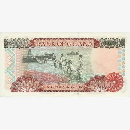 Ghana 2000 cedis 2003. P 33h (N) Ghana 2000 cedis 2003. P 33h (N)