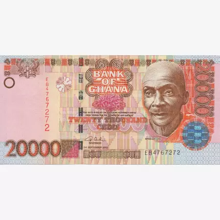 Ghana 20000 cedis 2002.  P 36   (N)
