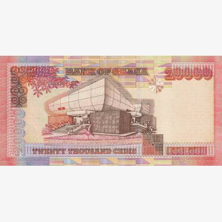 Ghana 20000 cedis 2002.  P 36   (N)