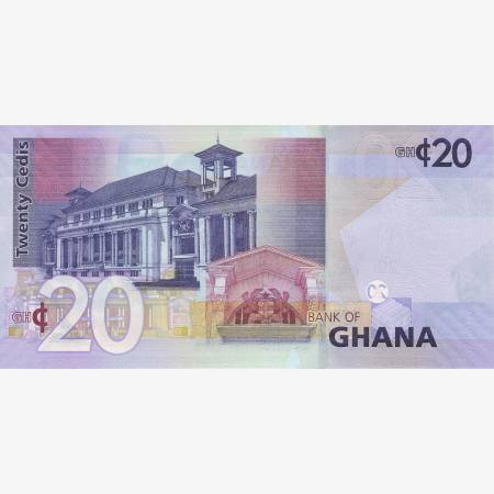 Ghana 20 cedis 2015.  P 40f   (N)