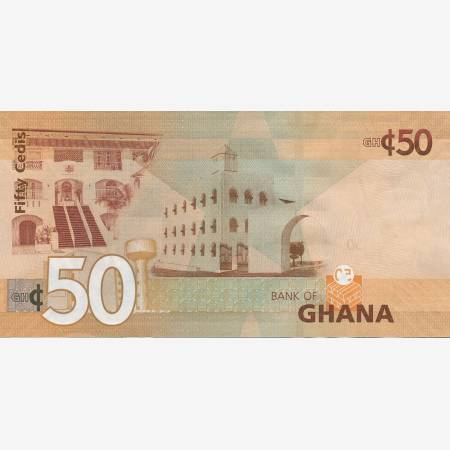 Ghana 50 cedis 2015.  P 42c   (N)