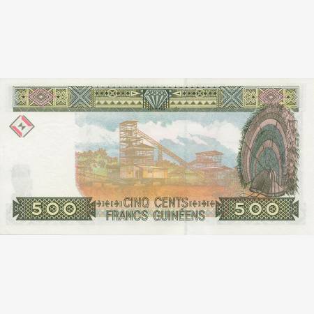 Guinea 500 francs 1998.   P 36   (N)